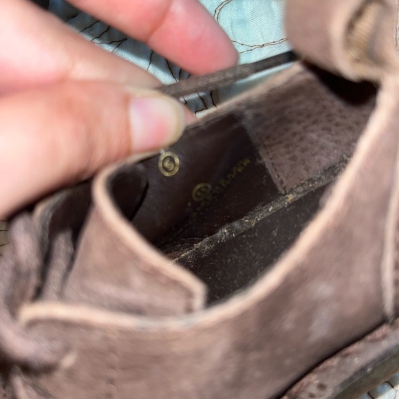 GAP Toddlers Suede Leather Brown Shoes made in Brazil p - Picture 9 of 12